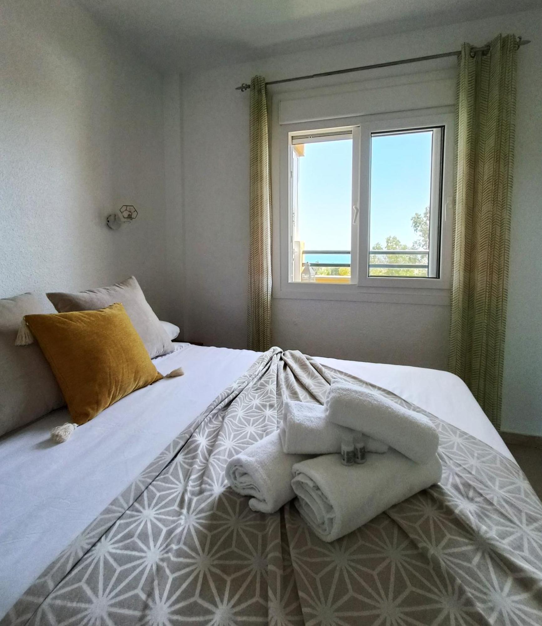 Geminis 504 Suite Con Terraza Y Vistas Al Mar アグアドゥルセ エクステリア 写真